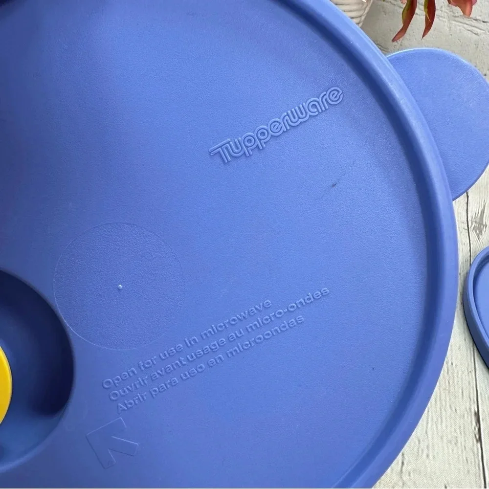 tupperware 2649 crystalwave medium seal and cap  set of two lids/seals size 2